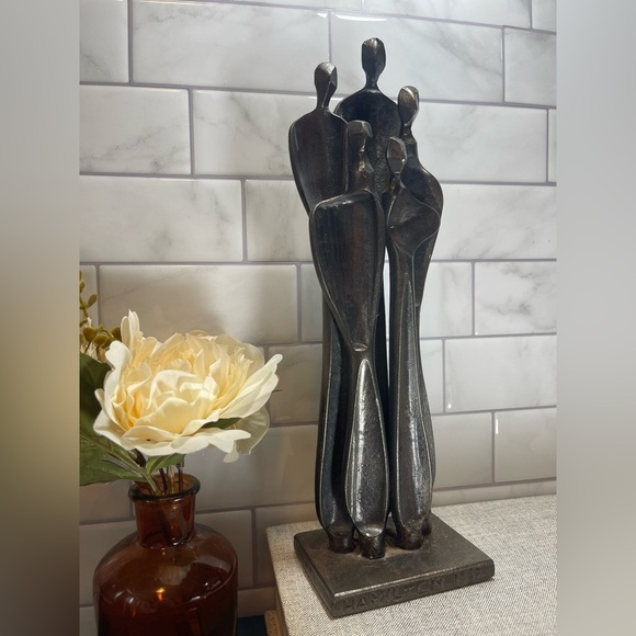 Rare Family Brutalist Metal Sculpture by Famous Canadian Artist Boris Kramer - Picture 3 of 15